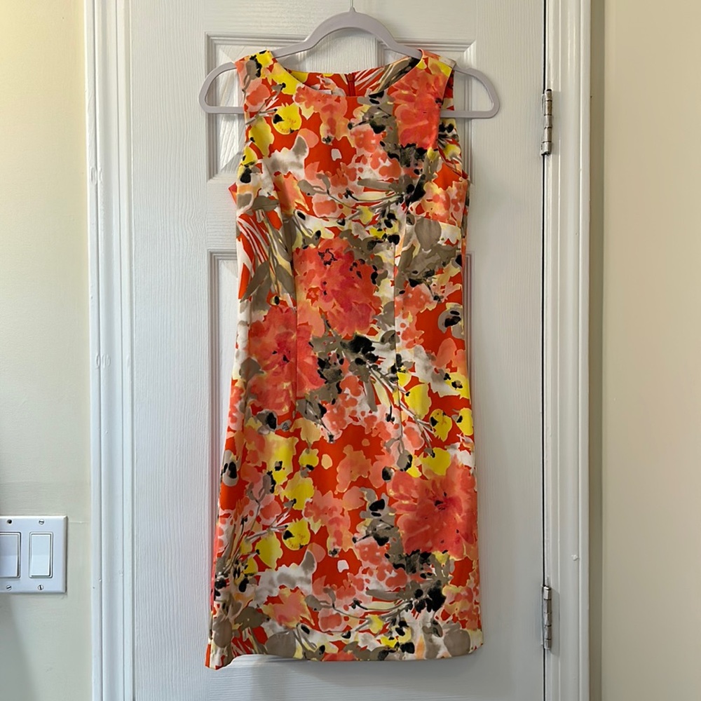ALYX multicolor floral sheath dress